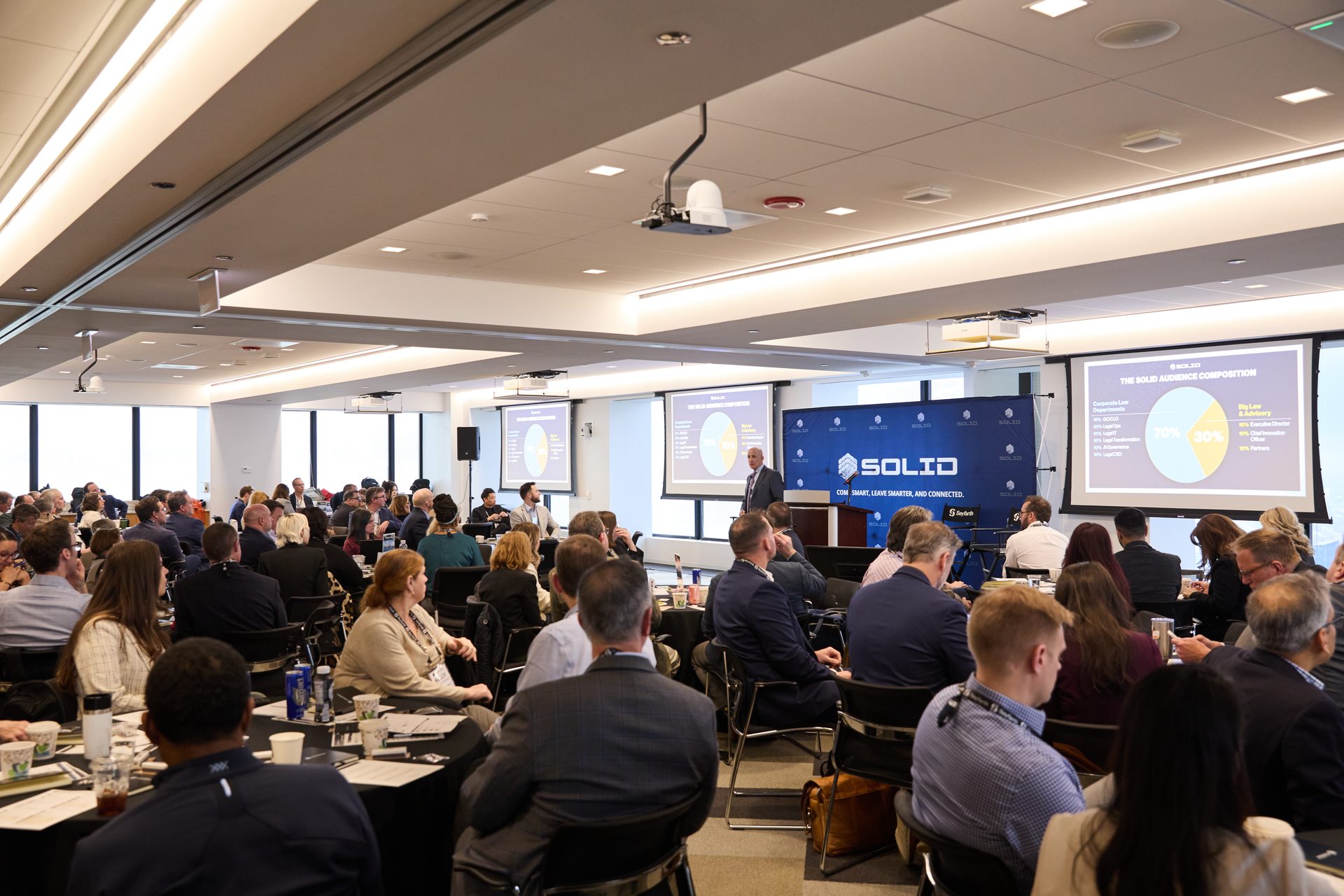 A full room at a SOLID Summit